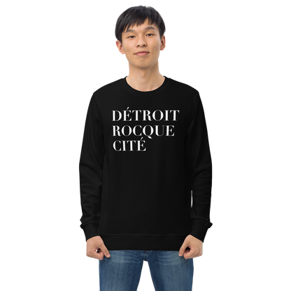 'Détroit Rocque Cité' Sweatshirt | Unisex Organic