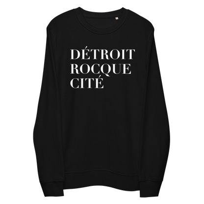 'Détroit Rocque Cité' Sweatshirt | Unisex Organic