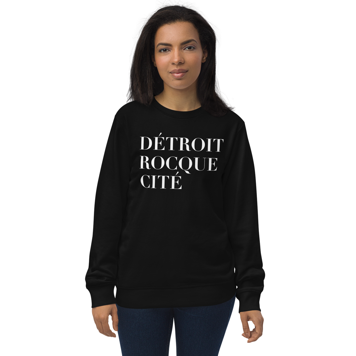 'Détroit Rocque Cité' Sweatshirt | Unisex Organic