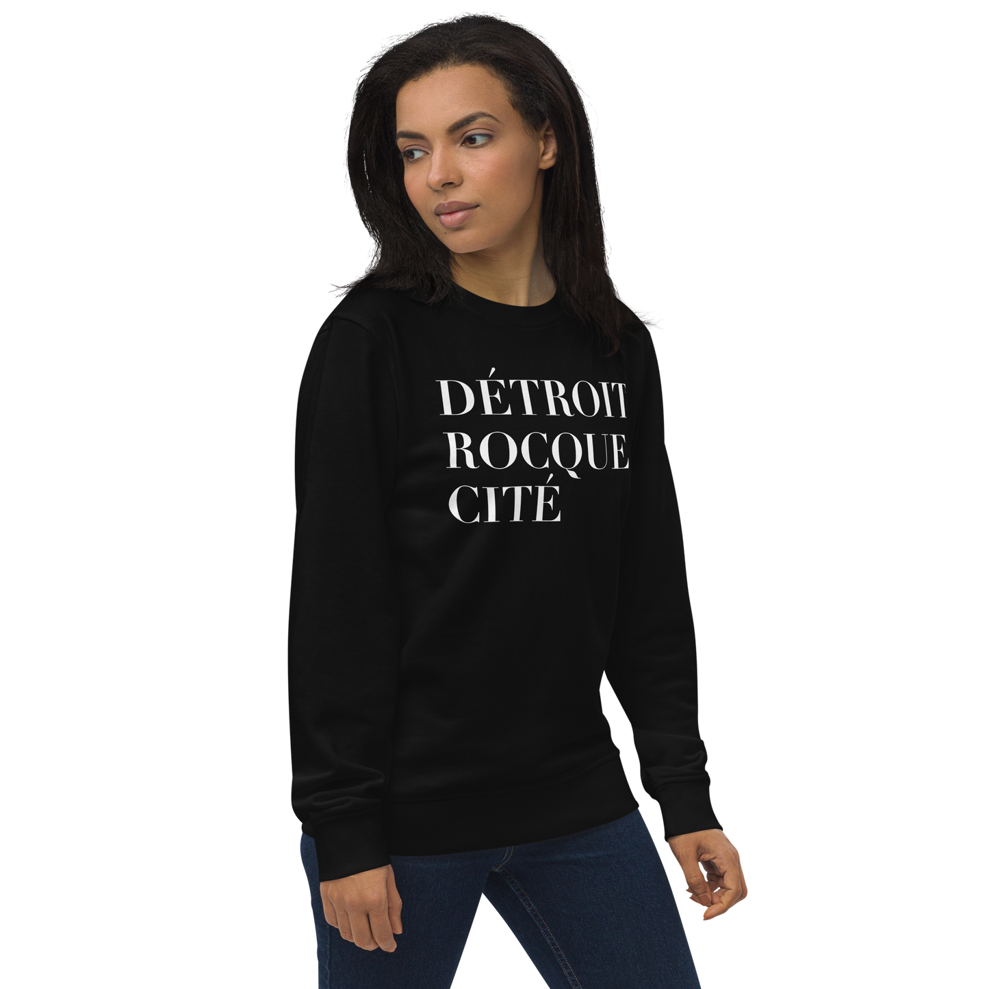 'Détroit Rocque Cité' Sweatshirt | Unisex Organic