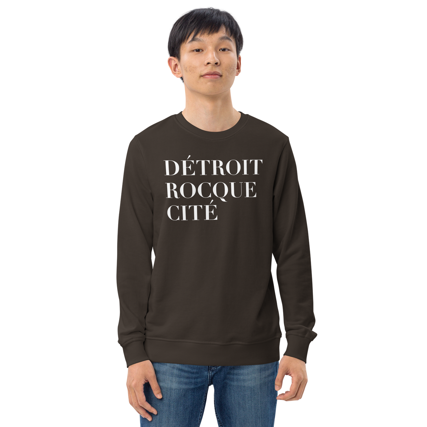 'Détroit Rocque Cité' Sweatshirt | Unisex Organic