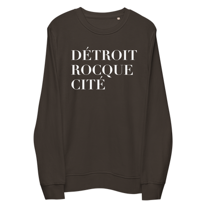 'Détroit Rocque Cité' Sweatshirt | Unisex Organic