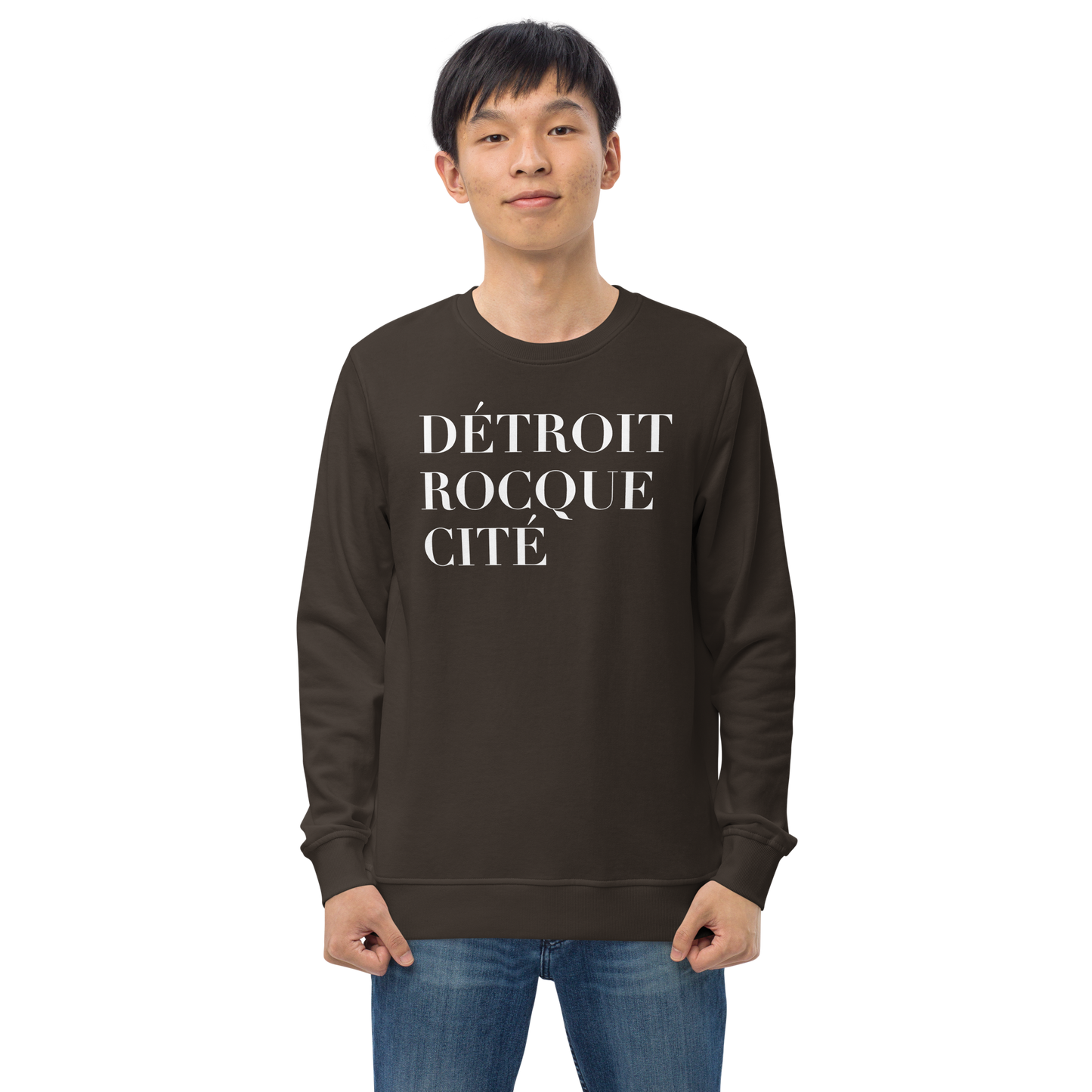 'Détroit Rocque Cité' Sweatshirt | Unisex Organic