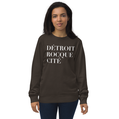 'Détroit Rocque Cité' Sweatshirt | Unisex Organic