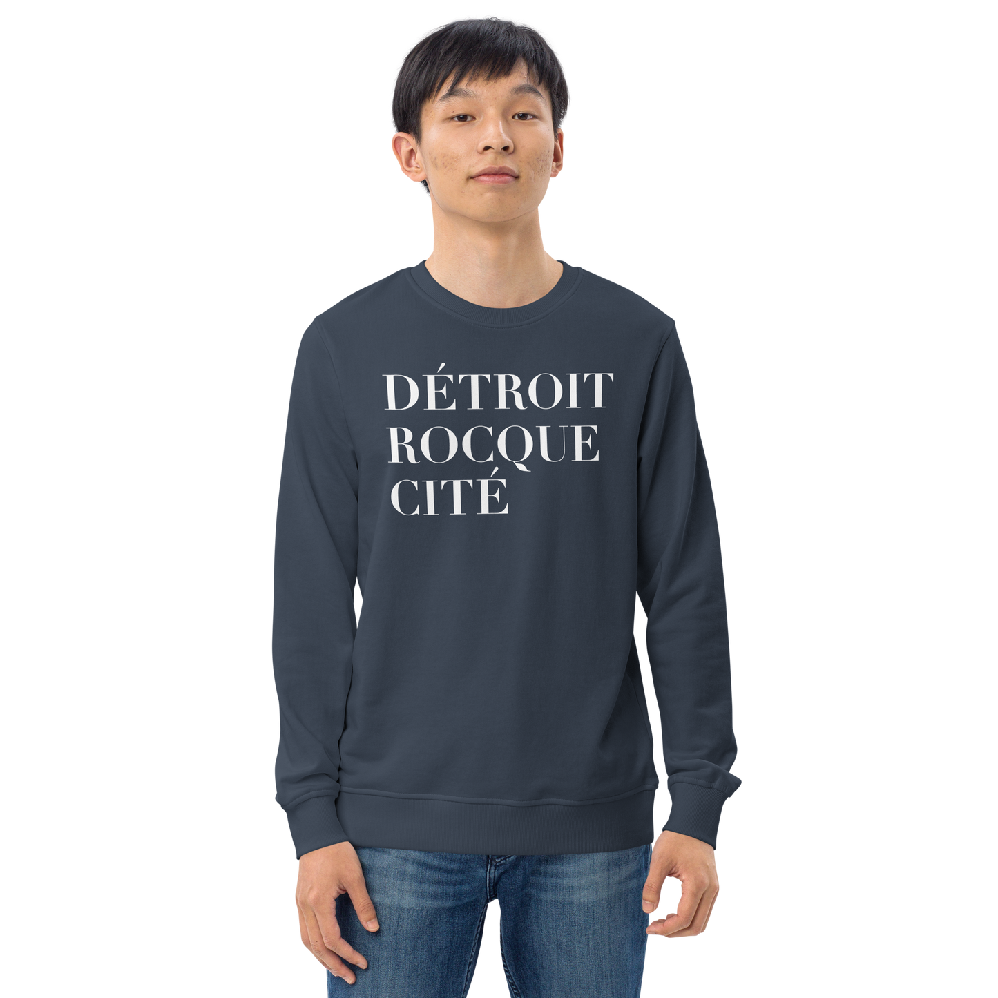 'Détroit Rocque Cité' Sweatshirt | Unisex Organic