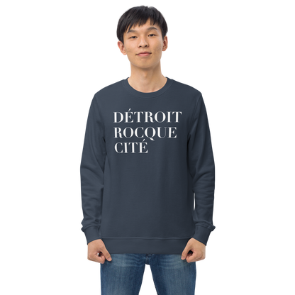 'Détroit Rocque Cité' Sweatshirt | Unisex Organic