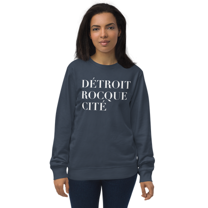 'Détroit Rocque Cité' Sweatshirt | Unisex Organic