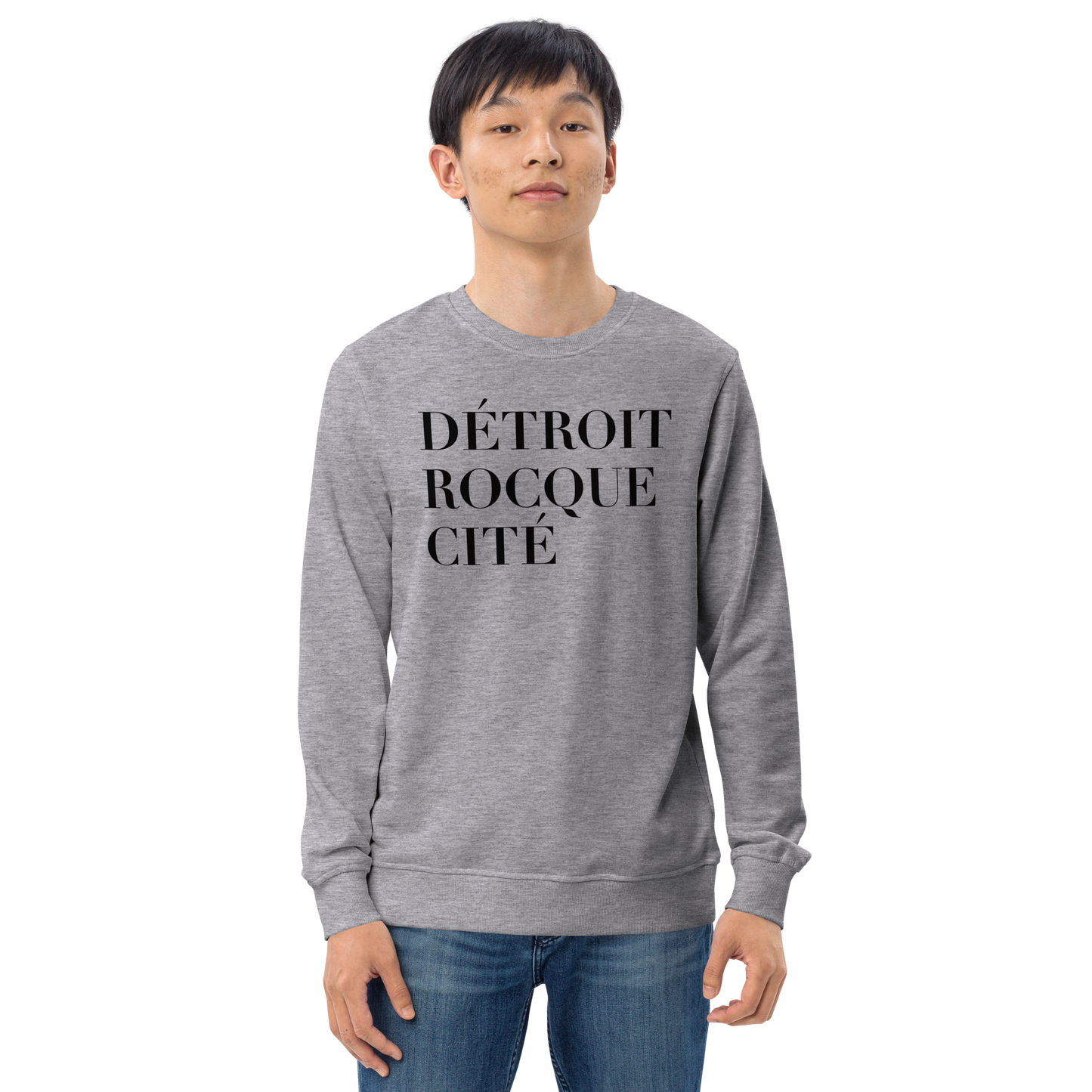 'Détroit Rocque Cité' Sweatshirt | Unisex Organic