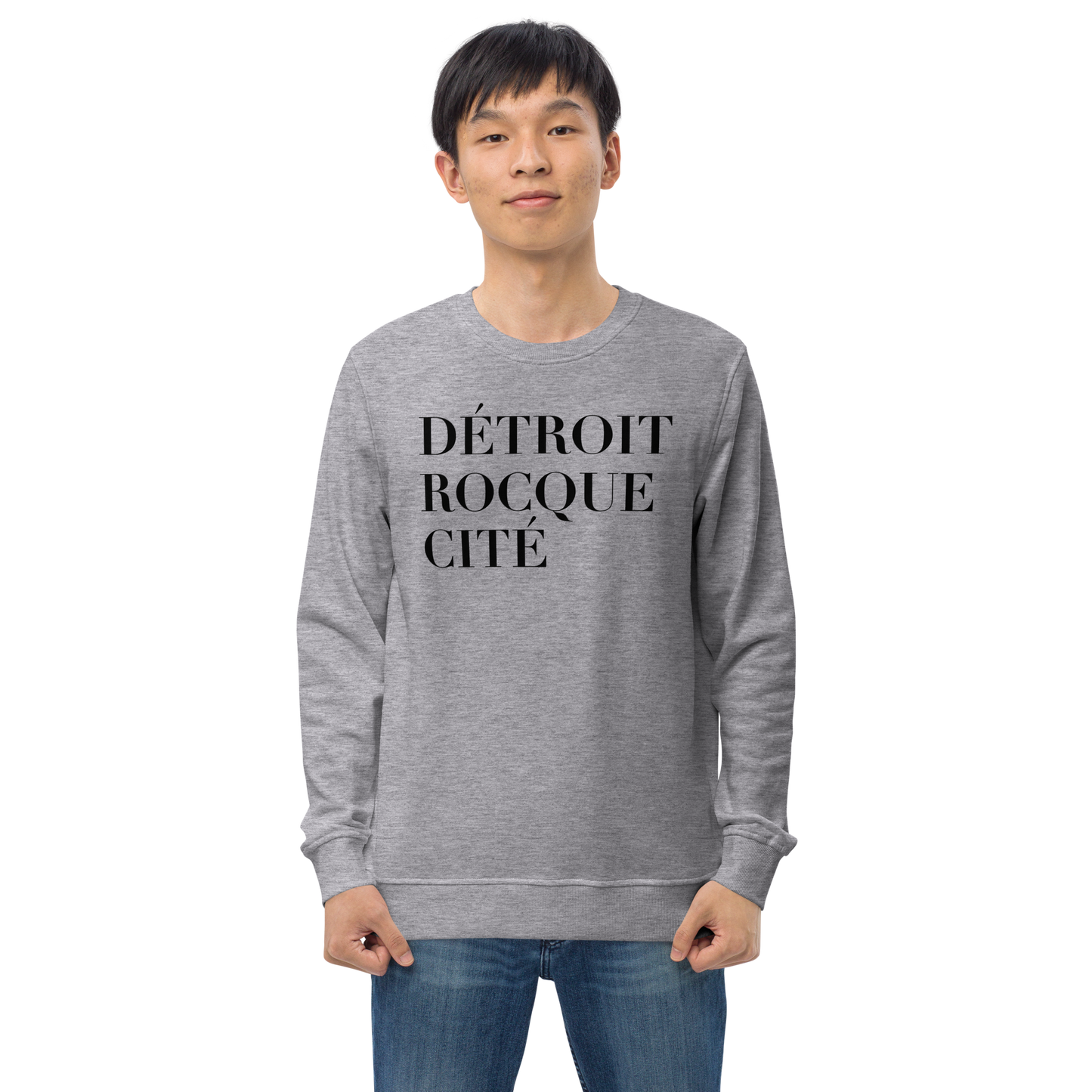 'Détroit Rocque Cité' Sweatshirt | Unisex Organic