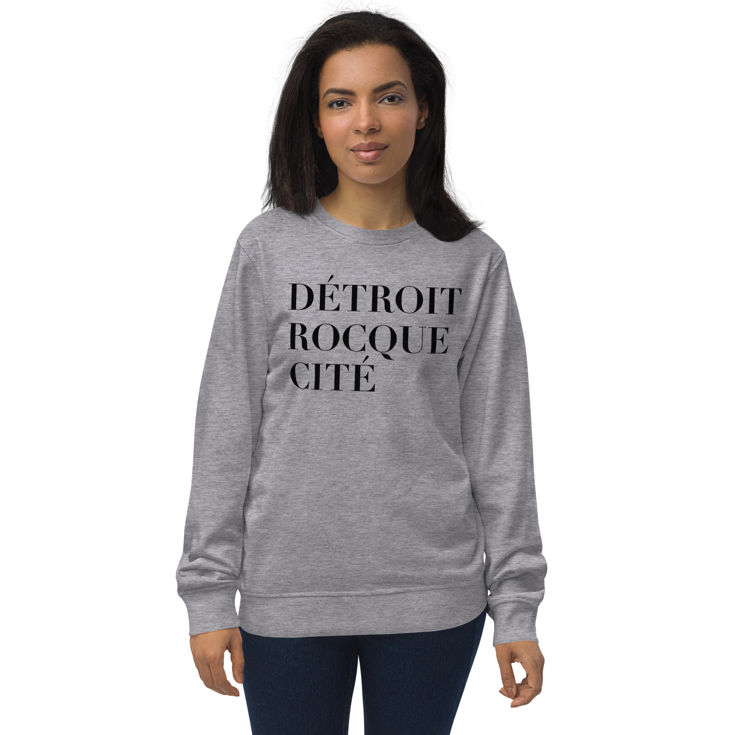 'Détroit Rocque Cité' Sweatshirt | Unisex Organic