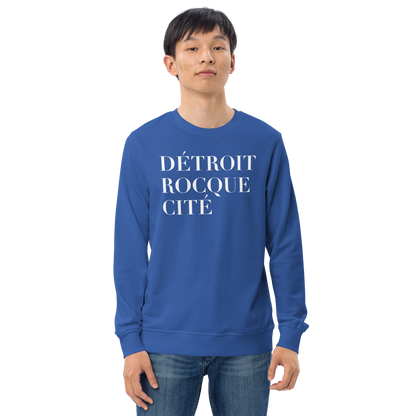 'Détroit Rocque Cité' Sweatshirt | Unisex Organic