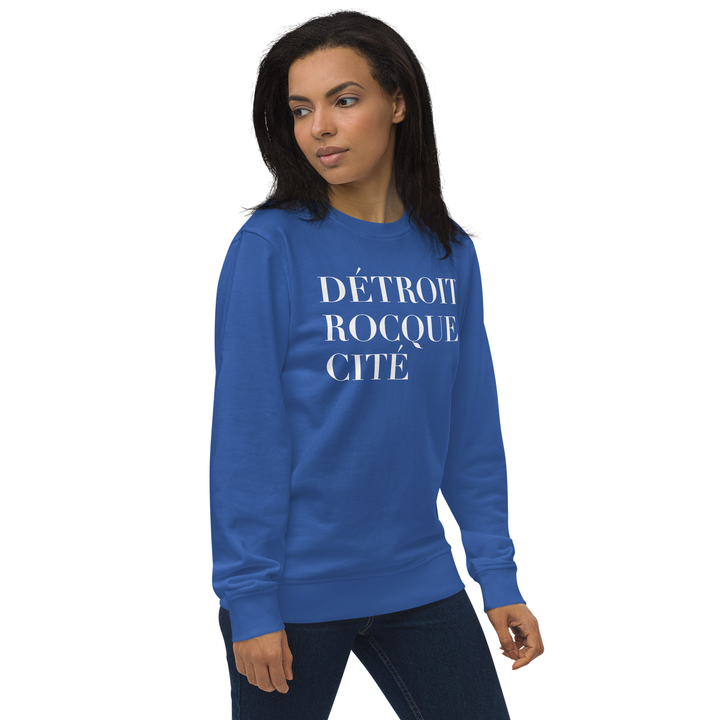 'Détroit Rocque Cité' Sweatshirt | Unisex Organic