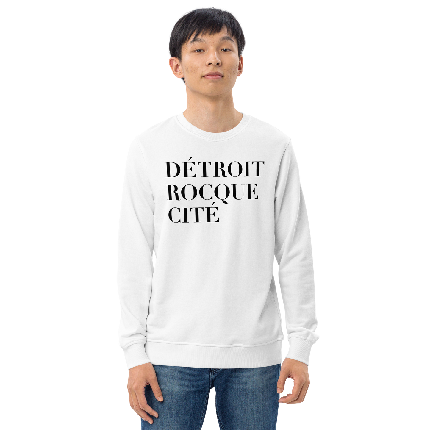 'Détroit Rocque Cité' Sweatshirt | Unisex Organic