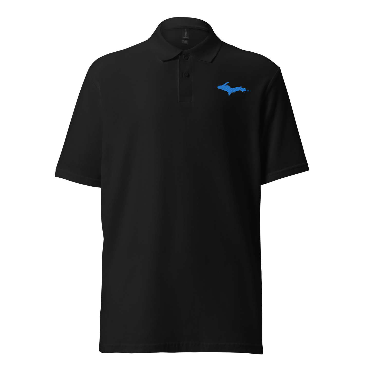 Michigan Upper Peninsula Unisex Polo (w/ Azure UP Outline) | Unisex Pique