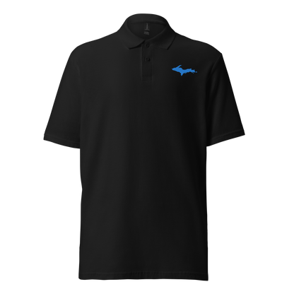 Michigan Upper Peninsula Unisex Polo (w/ Azure UP Outline) | Unisex Pique