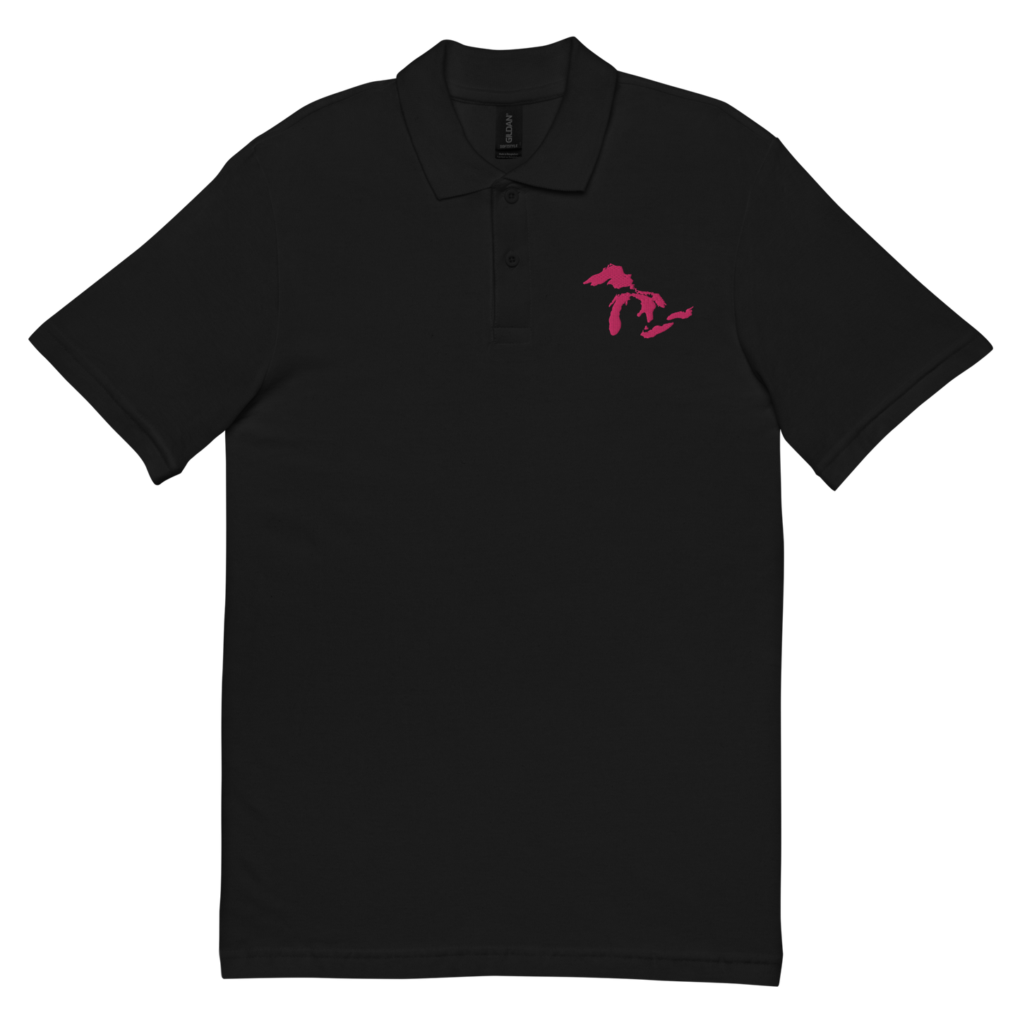 Great Lakes Polo Shirt (Pink) | Unisex Pique