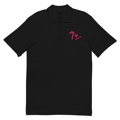 Great Lakes Polo Shirt (Pink) | Unisex Pique