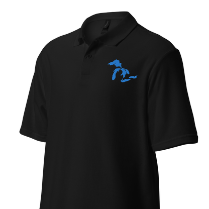 Great Lakes Polo Shirt (Azure) | Unisex Pique