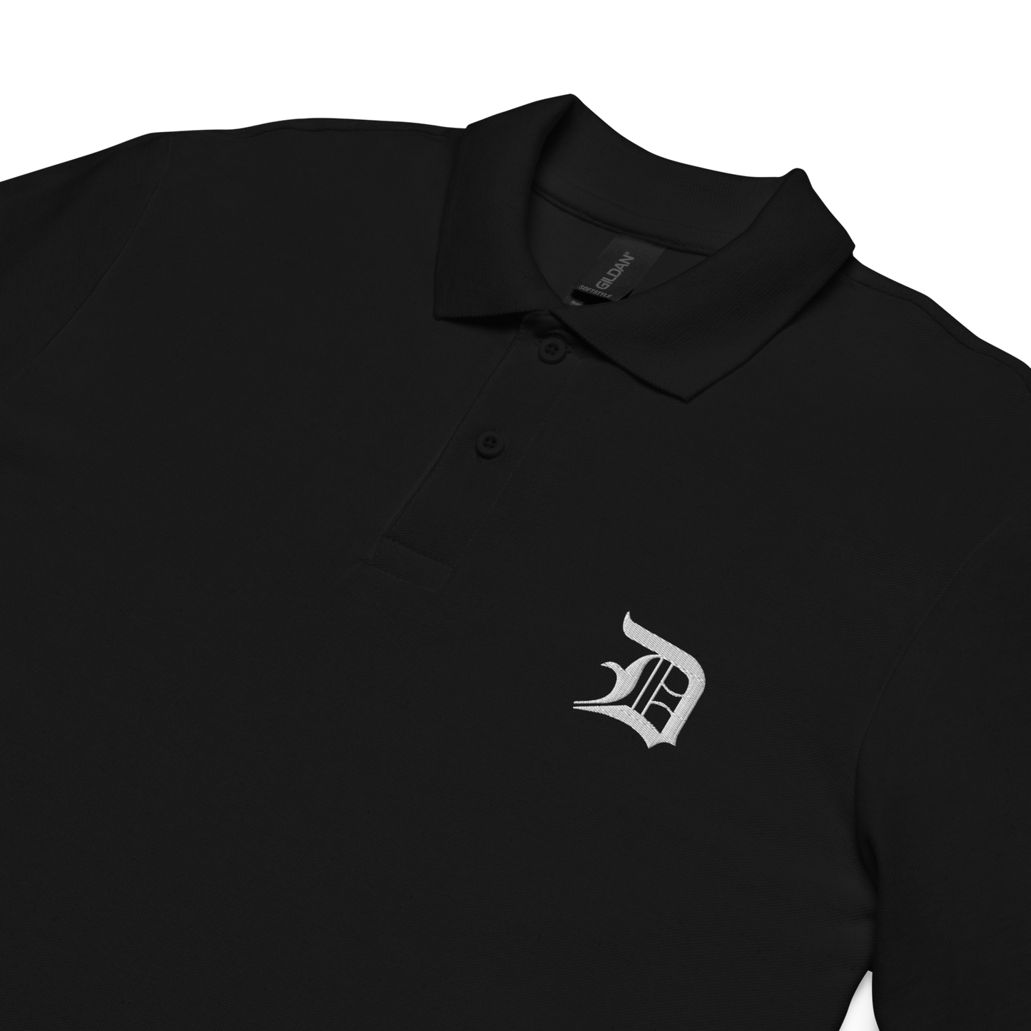 Detroit 'Old English D' Polo Shirt | Unisex Pique