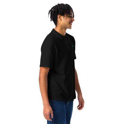 Michigan Upper Peninsula Polo Shirt (w/ Green UP Outline) | Unisex Pique