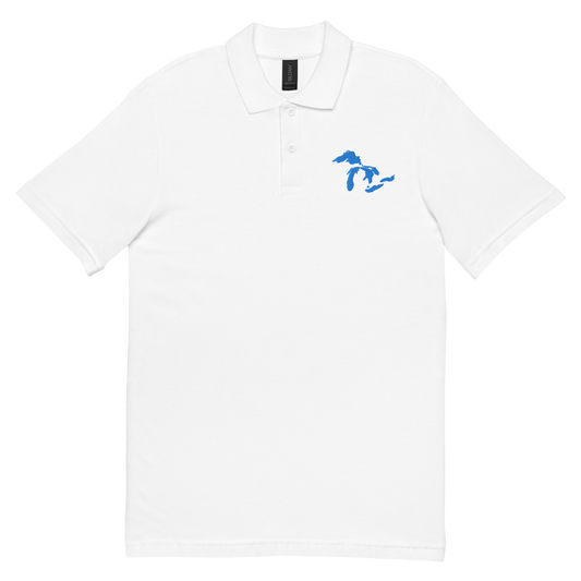 Great Lakes Polo Shirt (Azure) | Unisex Pique
