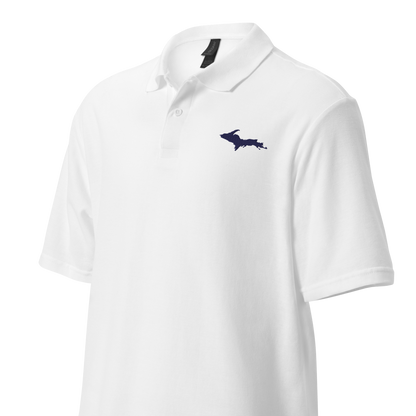 Michigan Upper Peninsula Unisex Polo (w/ UP Outline) | Unisex Pique