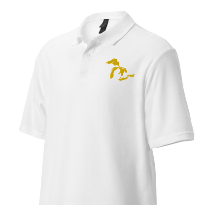 Great Lakes Polo Shirt (Gold) | Unisex Pique
