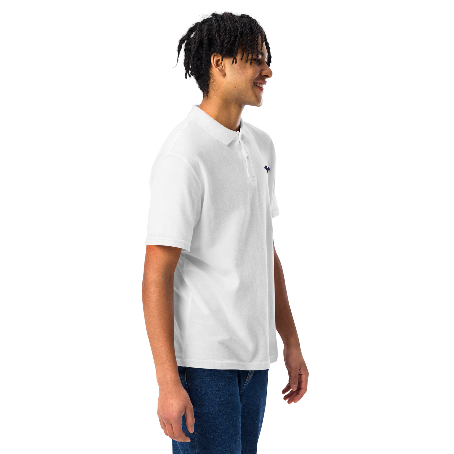 Michigan Upper Peninsula Unisex Polo (w/ UP Outline) | Unisex Pique