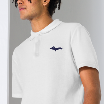 Michigan Upper Peninsula Unisex Polo (w/ UP Outline) | Unisex Pique