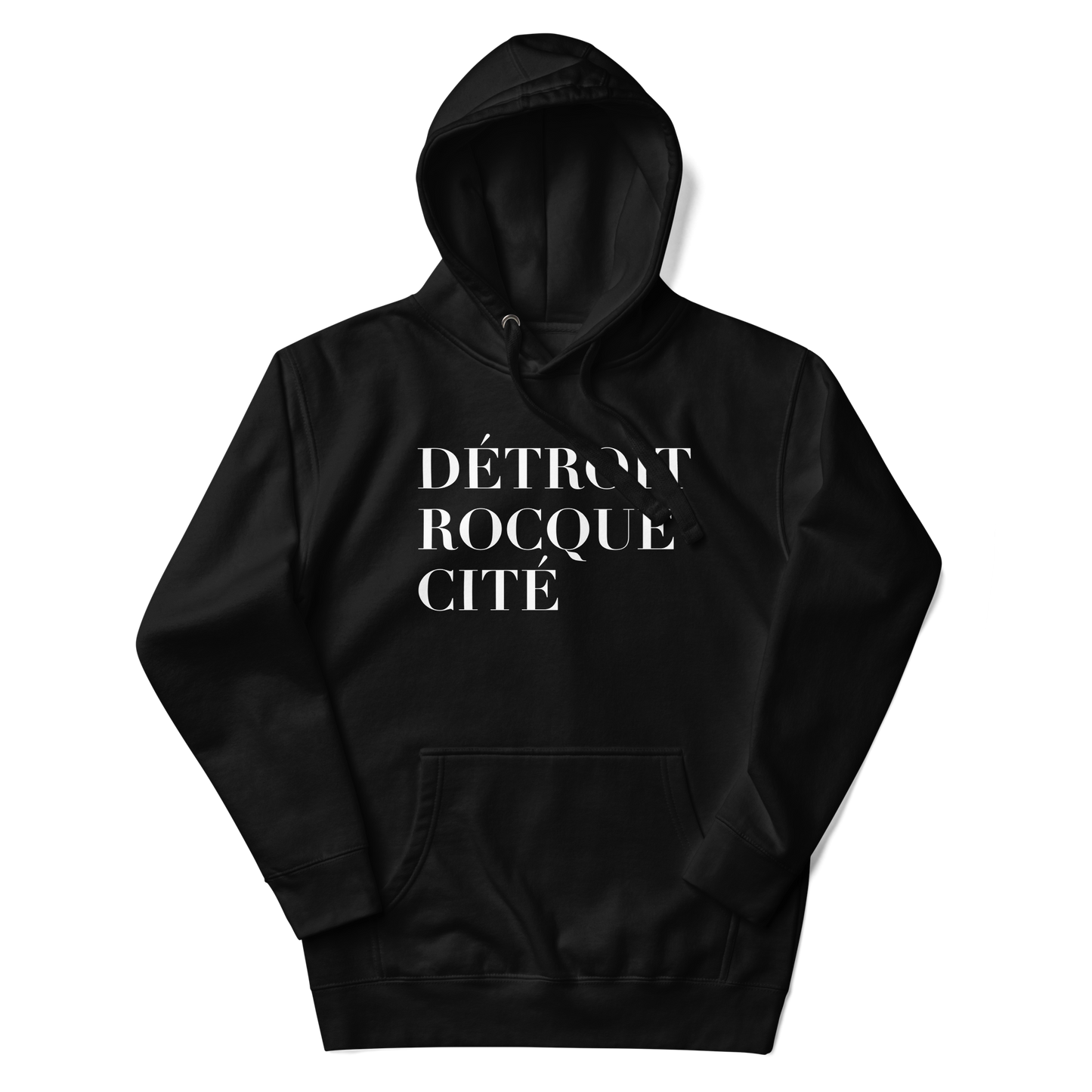 'Détroit Rocque Cité' Hoodie | Unisex Premium