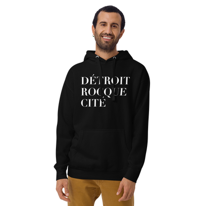 'Détroit Rocque Cité' Hoodie | Unisex Premium