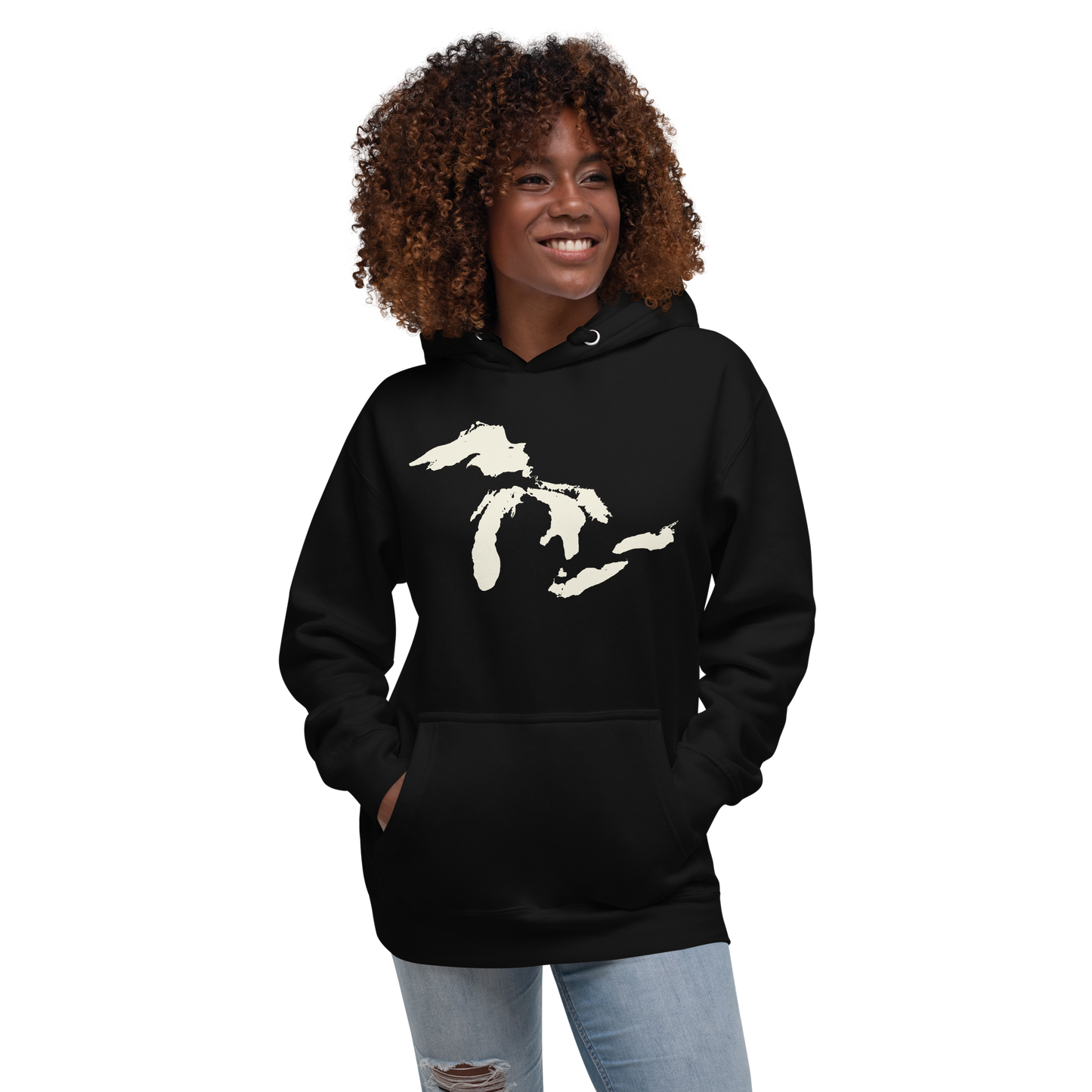 Great Lakes Hoodie (Ivory White) | Unisex Premium