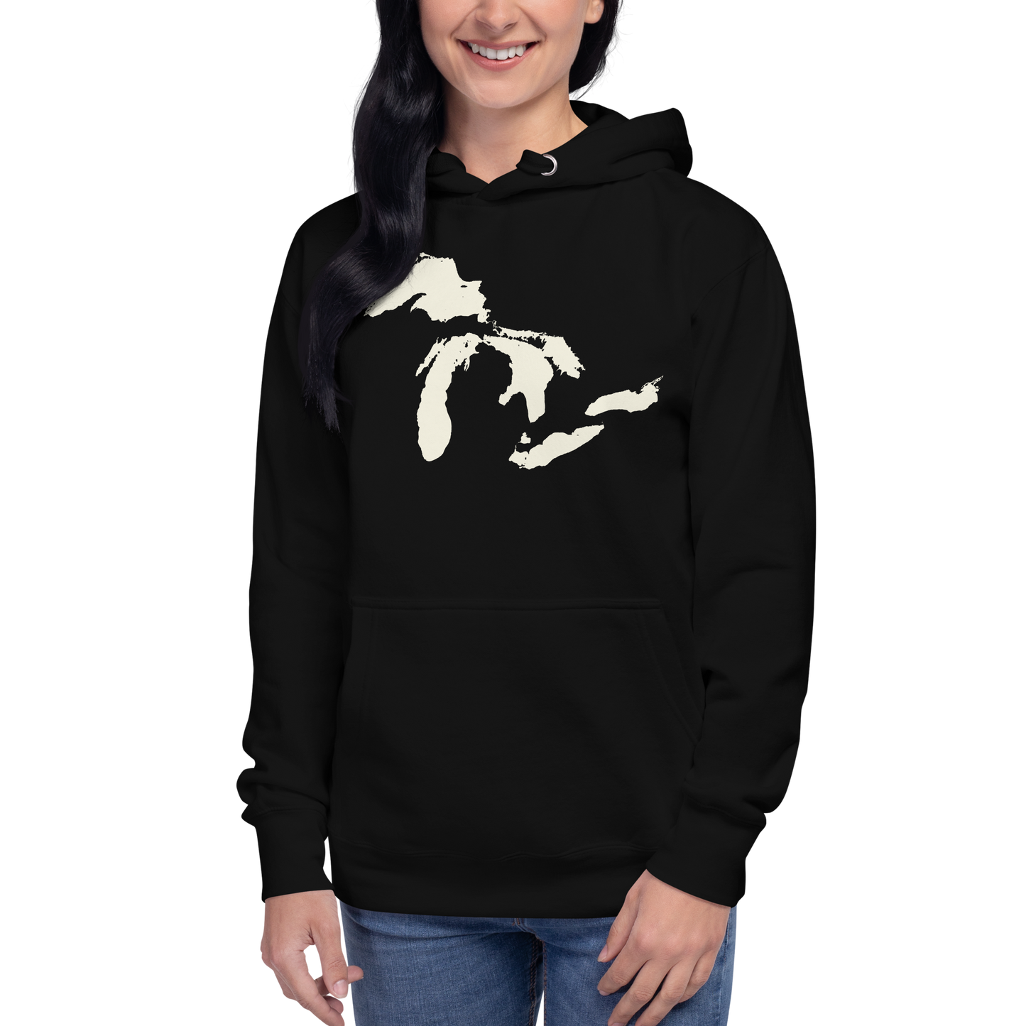 Great Lakes Hoodie (Ivory White) | Unisex Premium