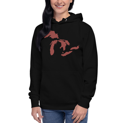 Great Lakes Hoodie (Ore Dock Red) | Unisex Premium