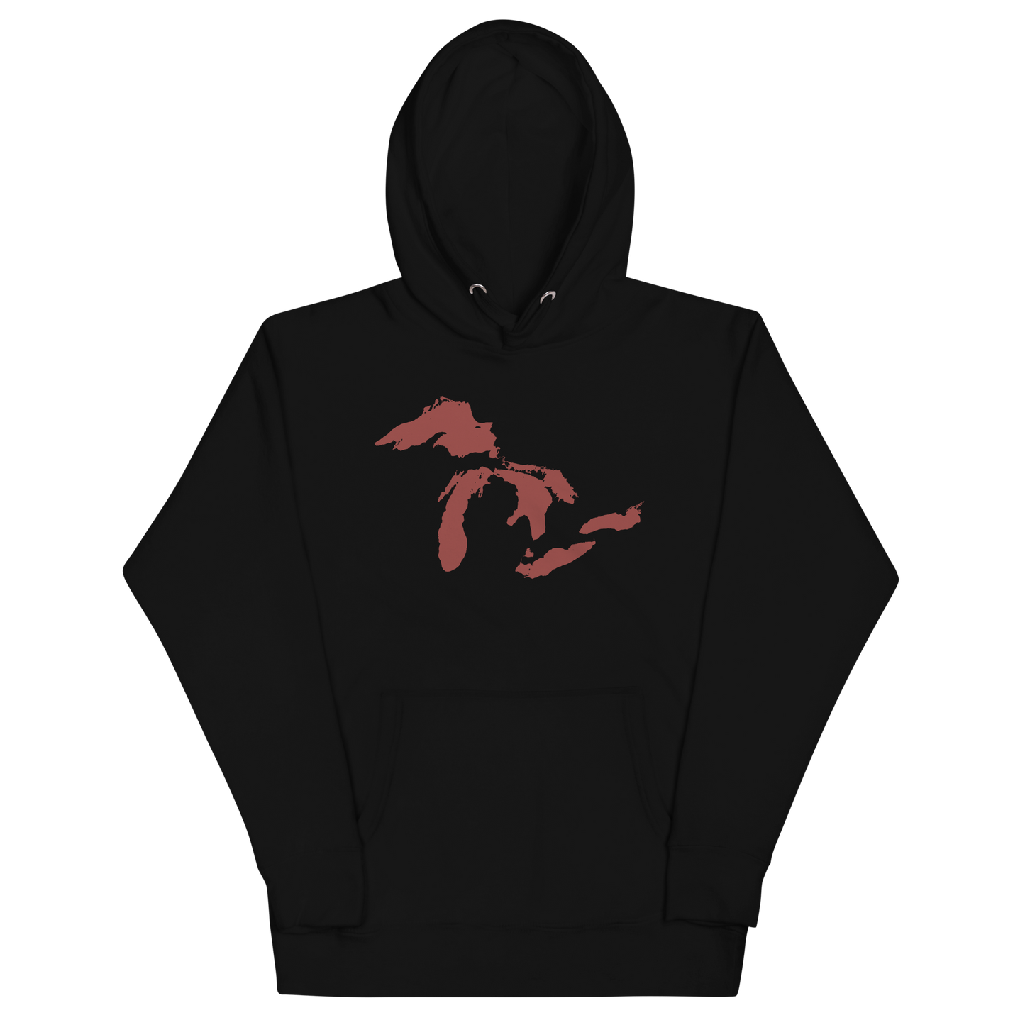 Great Lakes Hoodie (Ore Dock Red) | Unisex Premium