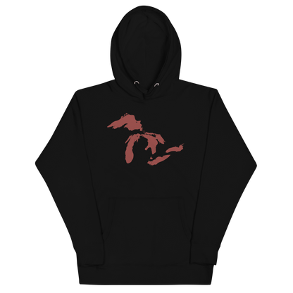 Great Lakes Hoodie (Ore Dock Red) | Unisex Premium