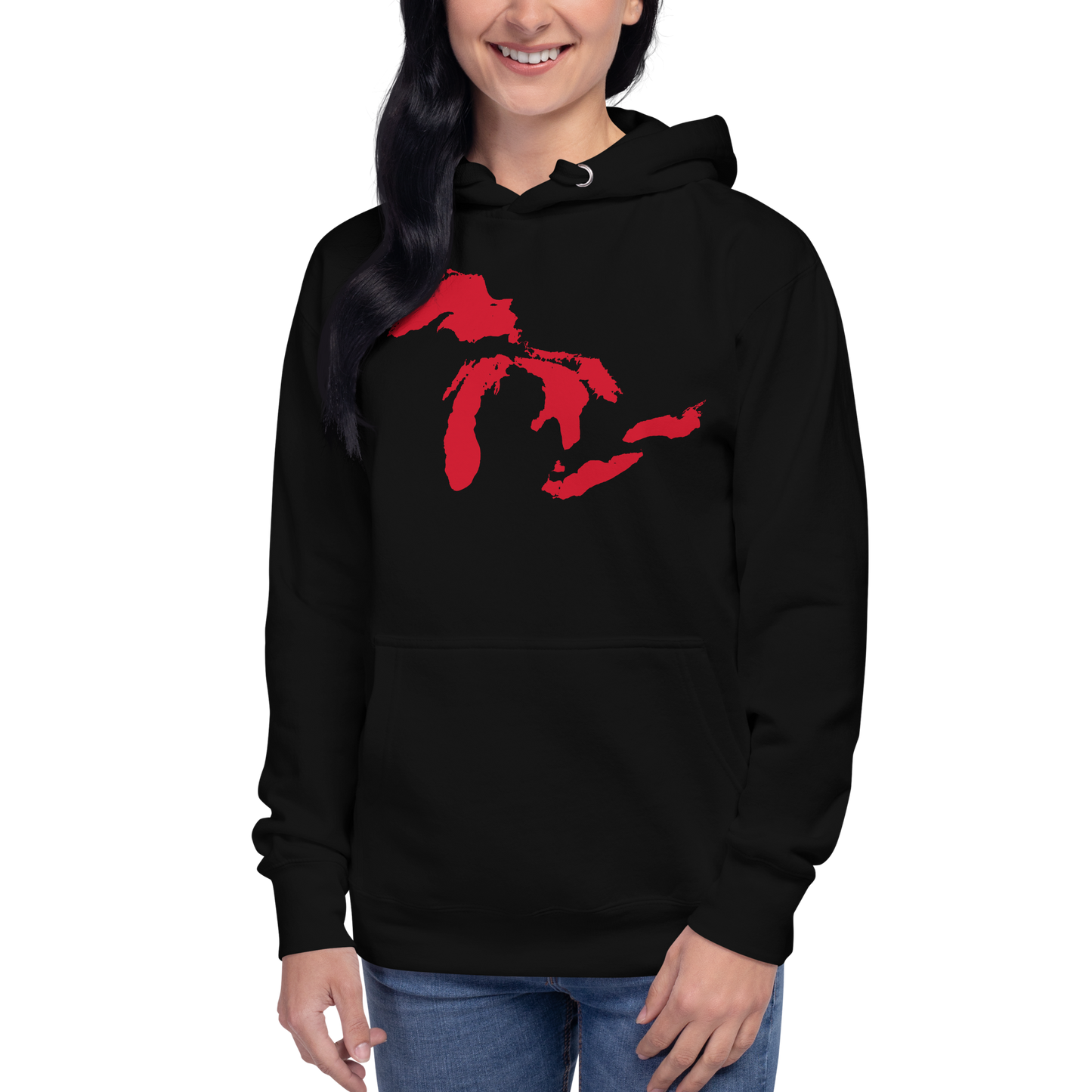 Great Lakes Hoodie (Aliform Red) | Unisex Premium