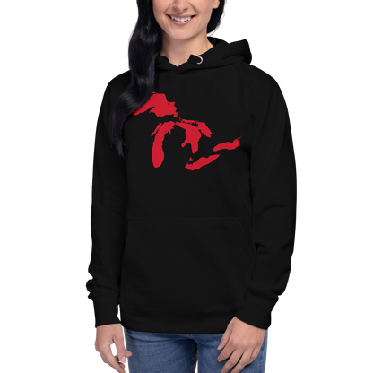 Great Lakes Hoodie (Aliform Red) | Unisex Premium