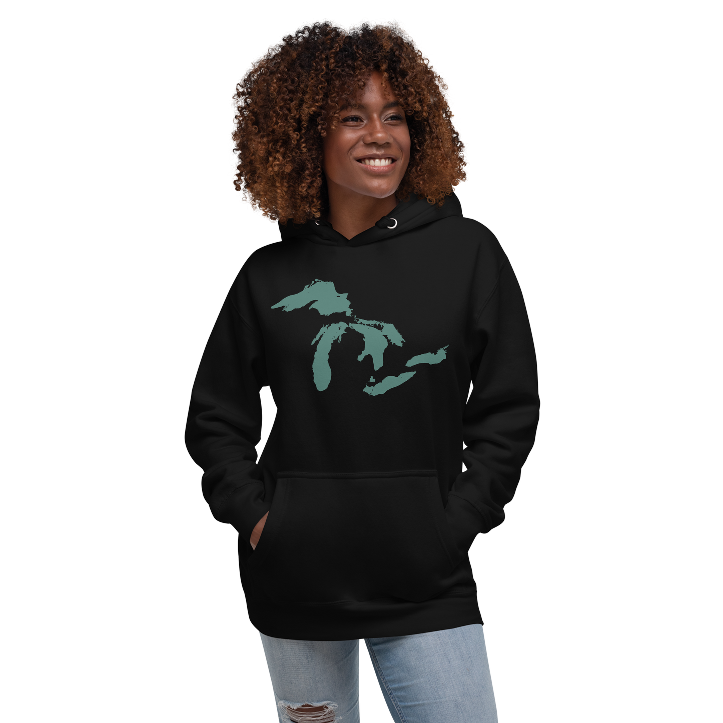 Great Lakes Hoodie (Copper Green) | Unisex Premium