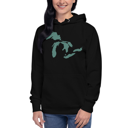 Great Lakes Hoodie (Copper Green) | Unisex Premium