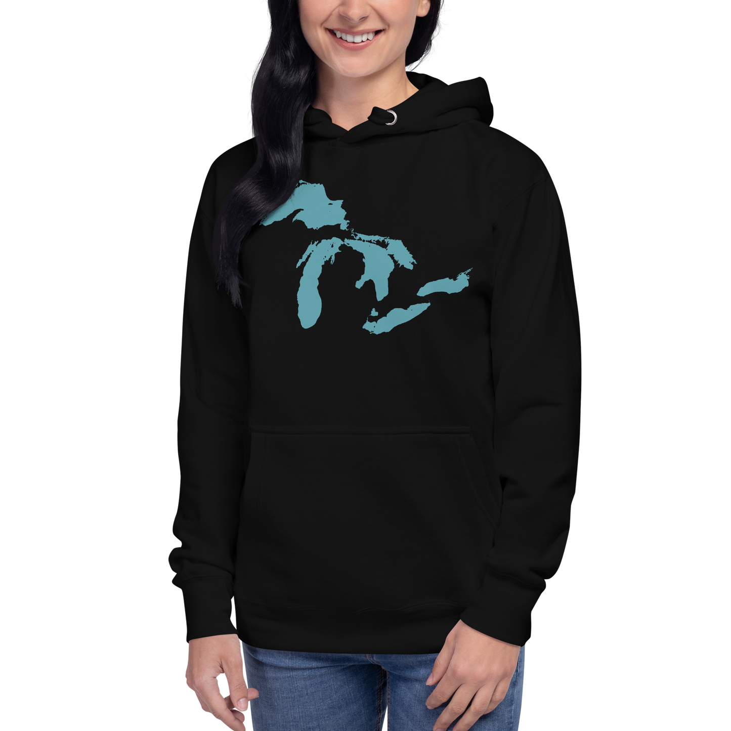 Great Lakes Hoodie (Huron Blue) | Unisex Premium