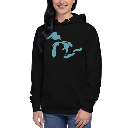 Great Lakes Hoodie (Huron Blue) | Unisex Premium