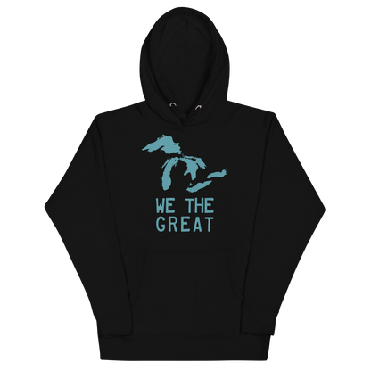 Great Lakes 'We the Great' Hoodie (Huron Blue) | Unisex Premium