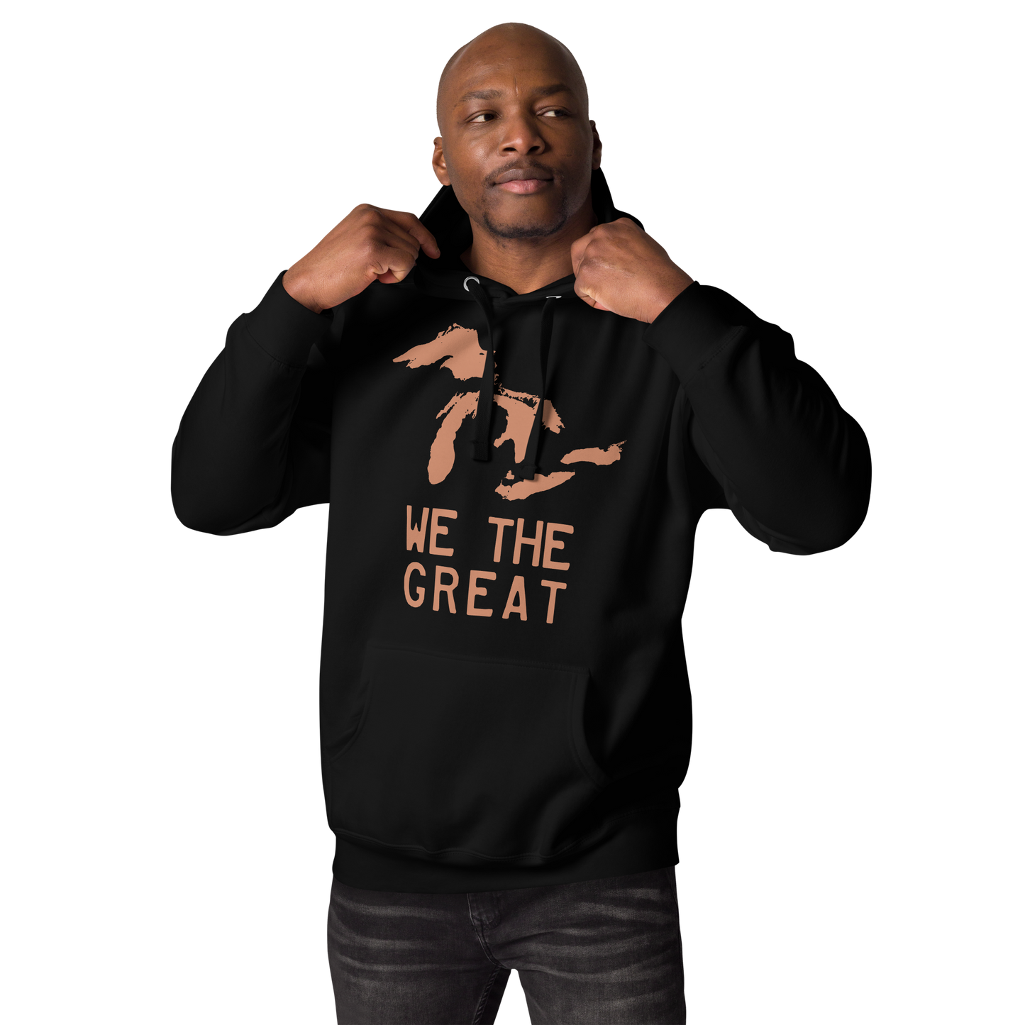 Great Lakes 'We the Great' Hoodie (Copper) | Unisex Premium