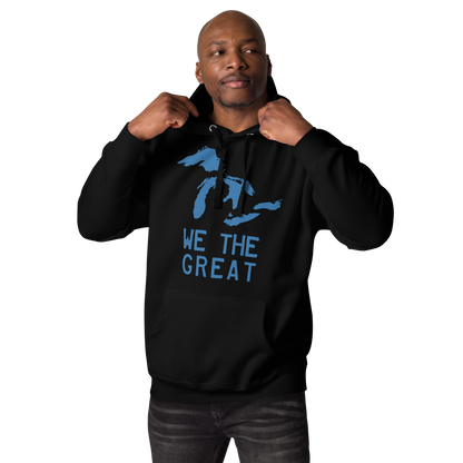 Great Lakes 'We the Great' Hoodie (Superior Blue) | Unisex Premium