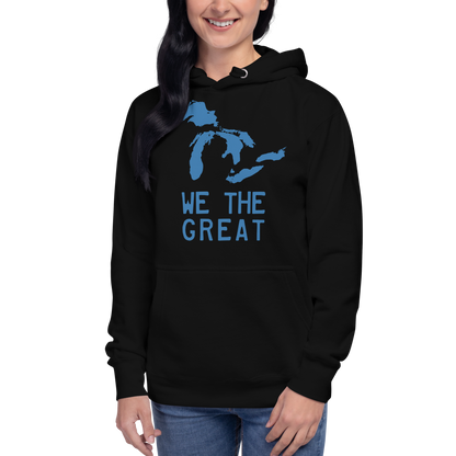 Great Lakes 'We the Great' Hoodie (Superior Blue) | Unisex Premium