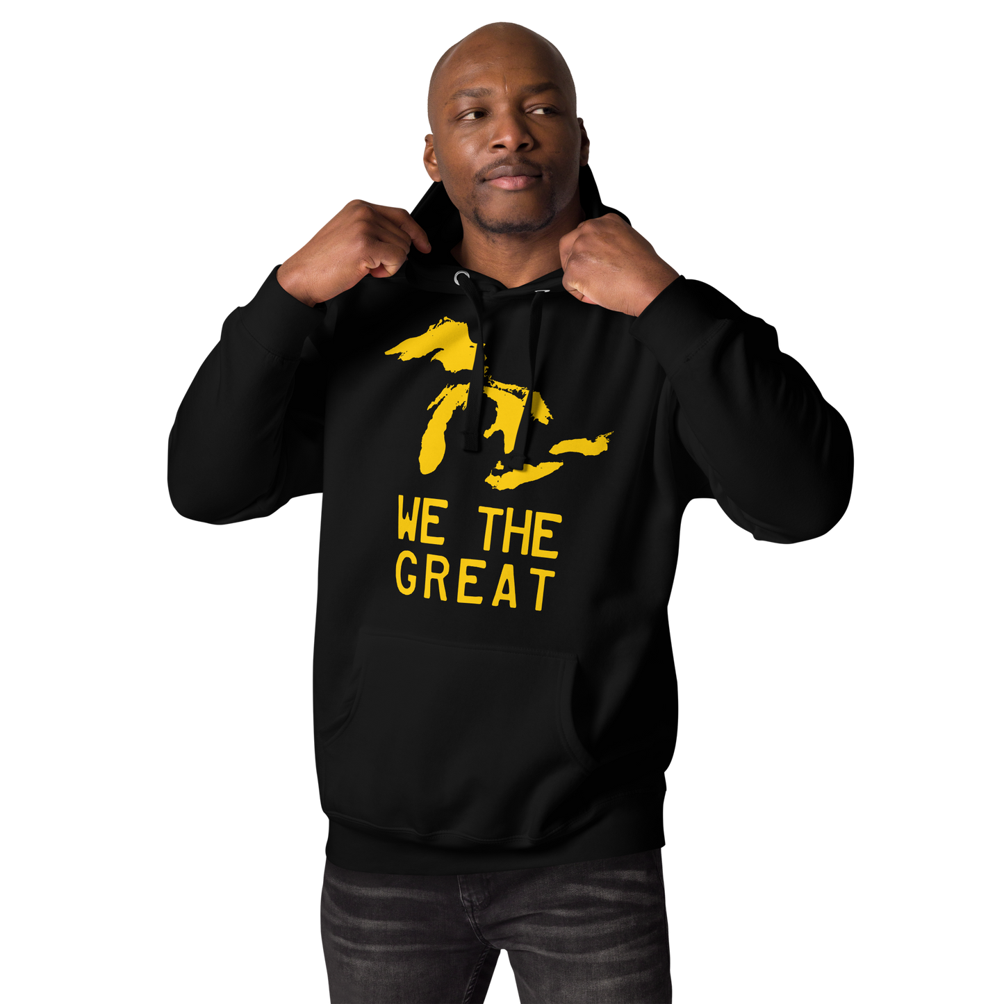 Great Lakes 'We the Great' Hoodie (Gold) | Unisex Premium