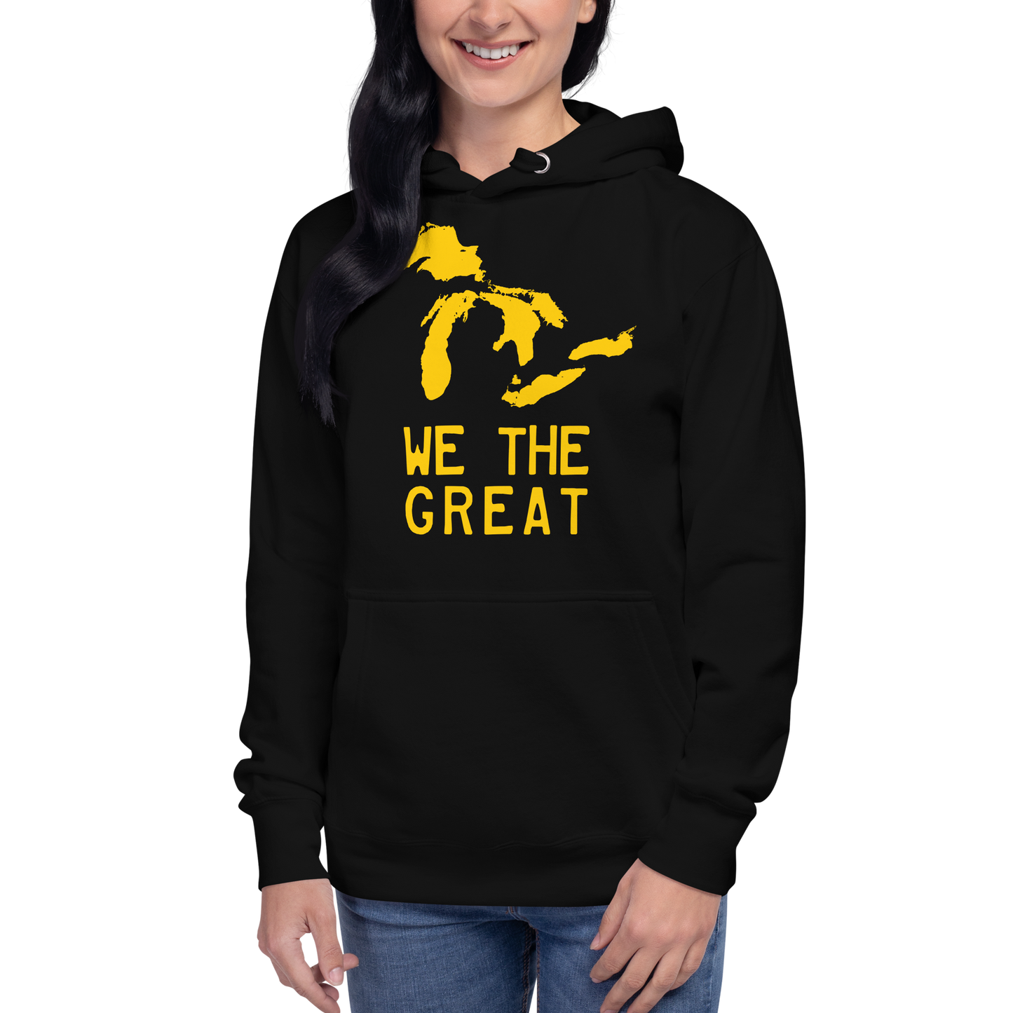 Great Lakes 'We the Great' Hoodie (Gold) | Unisex Premium