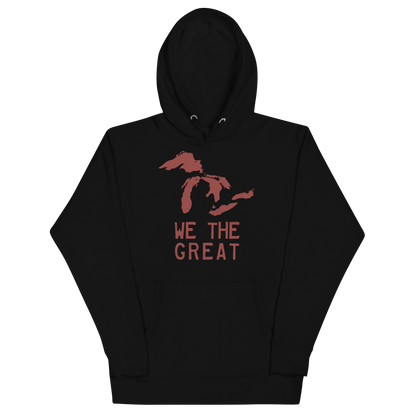 Great Lakes 'We the Great' Hoodie (Ore Dock Red) | Unisex Premium