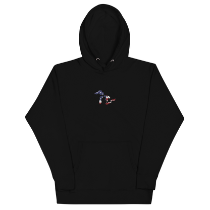 Great Lakes Hoodie (Patriotic Edition) | Unisex Premium - Emb.